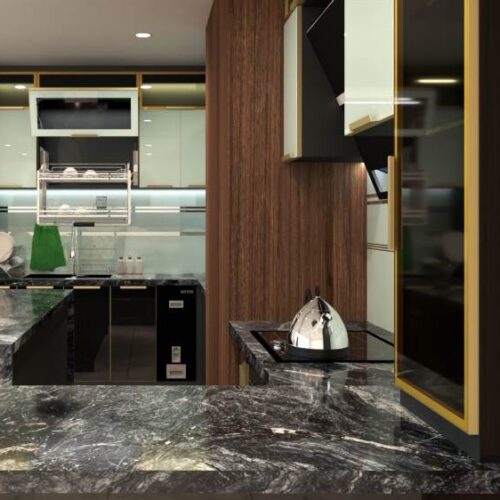 Tủ Bếp Nhôm Omega