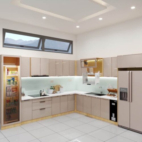 Tủ Bếp Nhôm Cao Cấp
