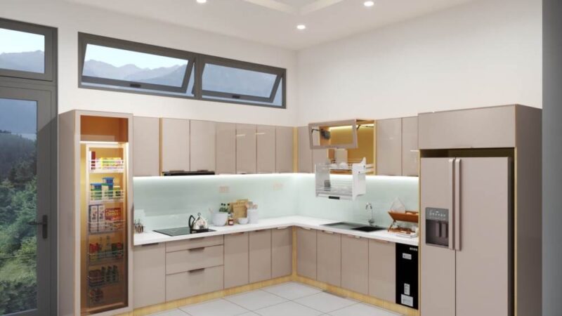 Tủ Bếp Nhôm Cao Cấp
