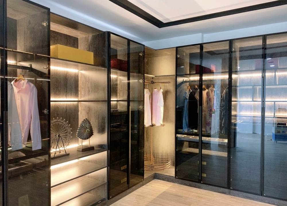 Tủ Quần Áo Nhôm Kính Cửa Lùa