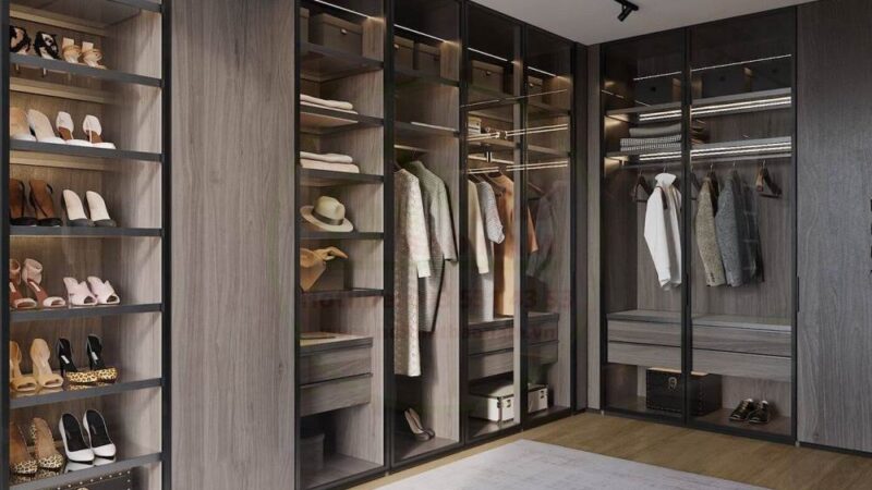 Tủ Quần Áo Nhôm Nội Thất Omega