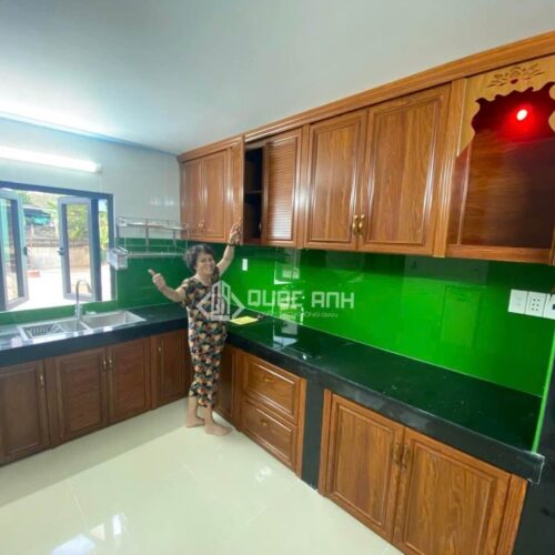 Tủ Bếp Nhôm Vân Gỗ Gold Door 