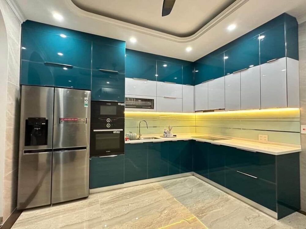 Tủ Bếp Cánh Kính