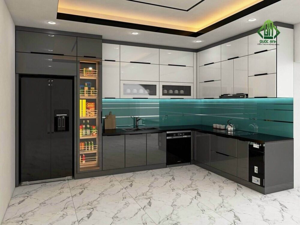 Tủ Bếp Nhôm Hệ