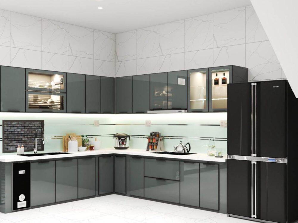 Tủ Bếp Hợp Kim Nhôm