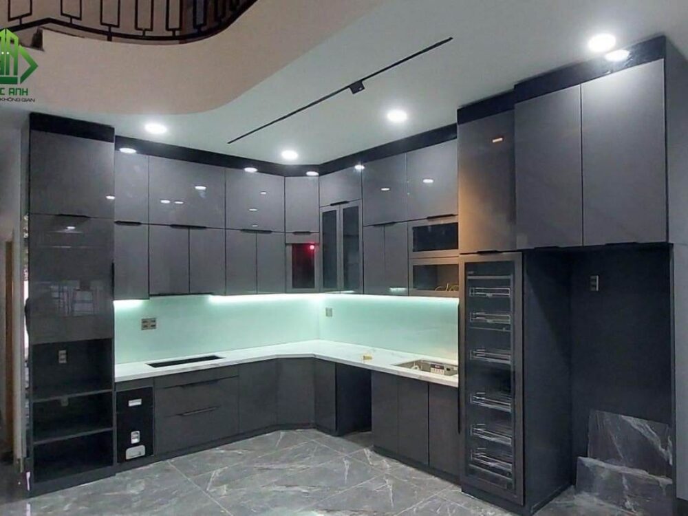 Tủ Bếp Cánh Kính