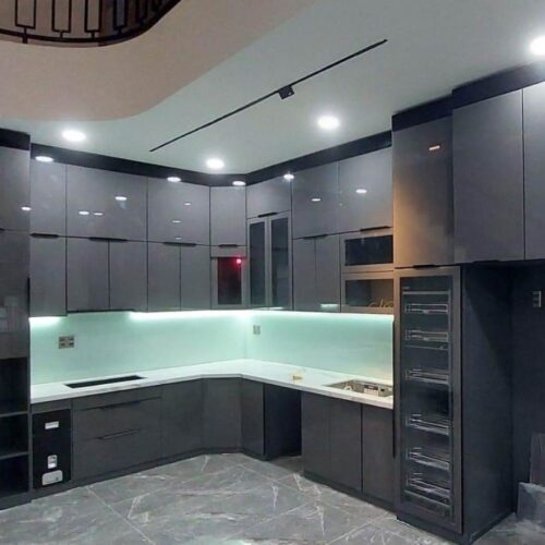 Tủ Bếp Cánh Kính