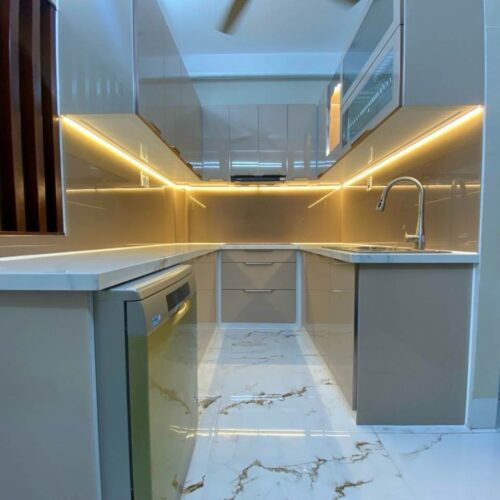 Tủ Bếp Cánh Kính