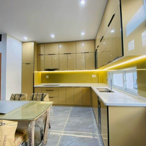 Tủ Bếp Cánh Kính