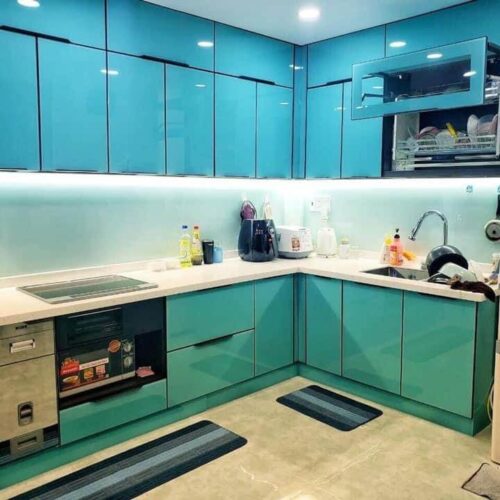 Tủ Bếp Cánh Kính