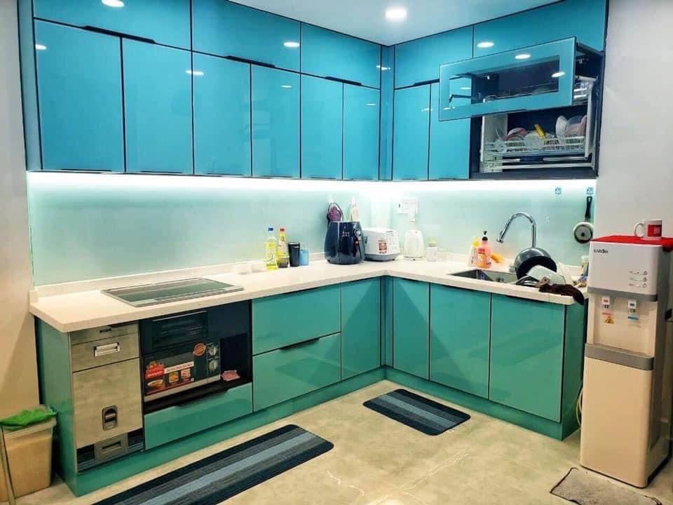 Tủ Bếp Cánh Kính