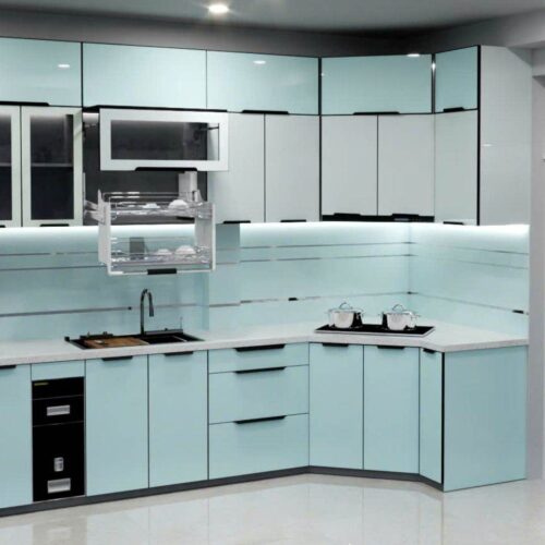 Tủ Bếp Góc Bát Giác