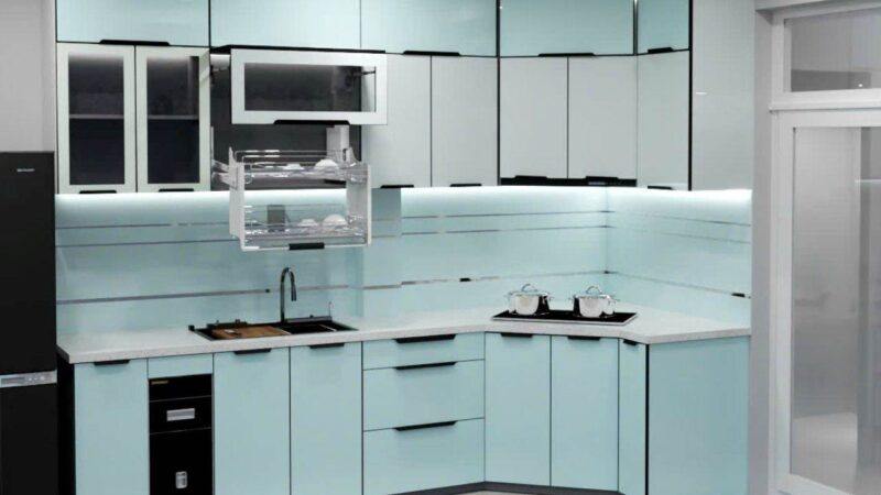 Tủ Bếp Góc Bát Giác