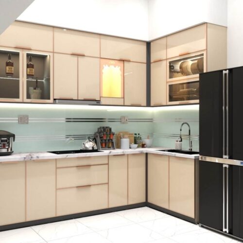 Tủ Bếp Nhôm Hợp Kim