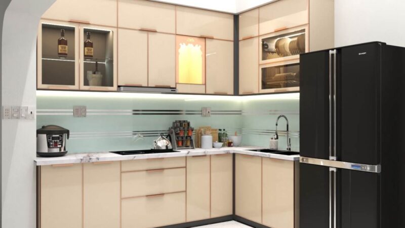 Tủ Bếp Nhôm Hợp Kim