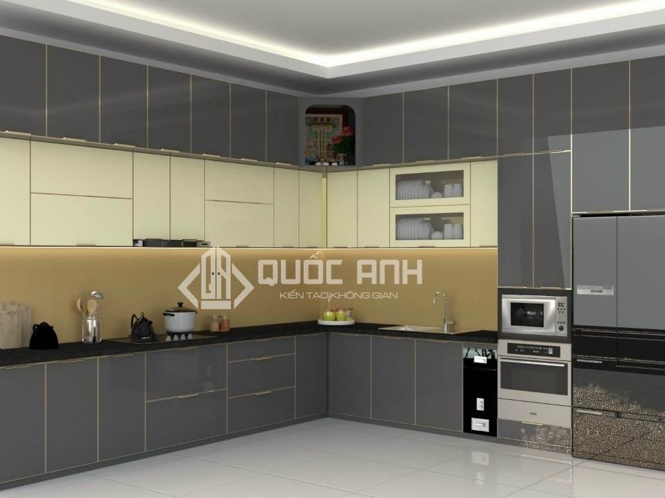 Tủ Bếp Nhôm Hợp Kim