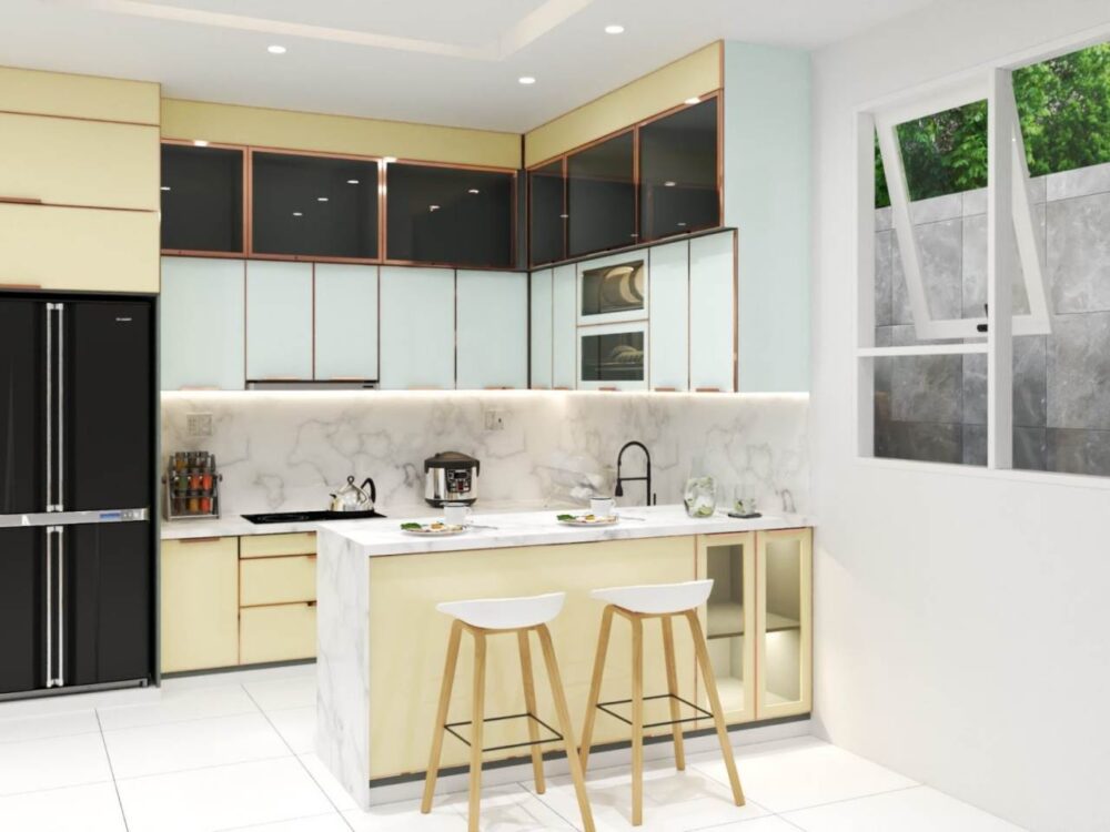 Tủ Bếp Nhôm Ocean Luxury