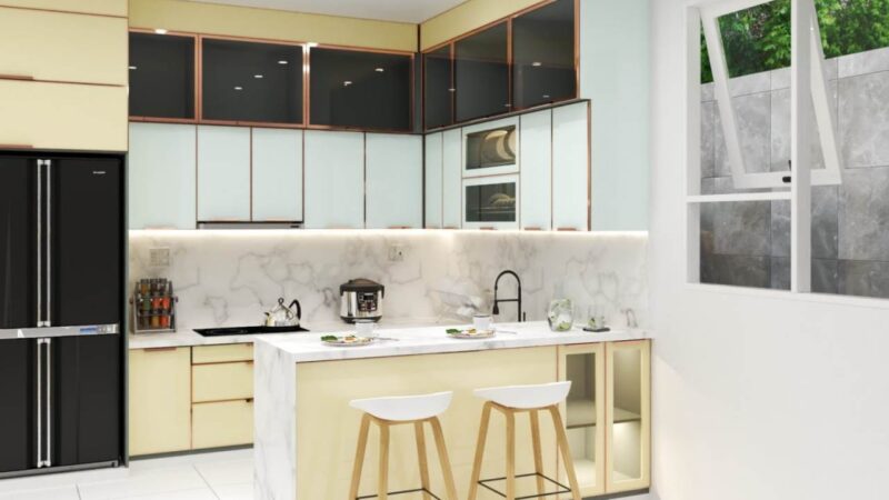 Tủ Bếp Nhôm Ocean Luxury