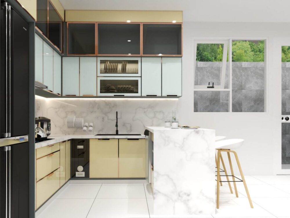 Tủ Bếp Nhôm Hợp Kim