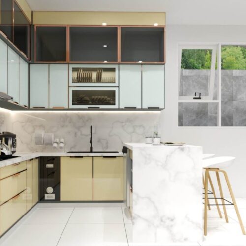 Tủ Bếp Nhôm Hợp Kim